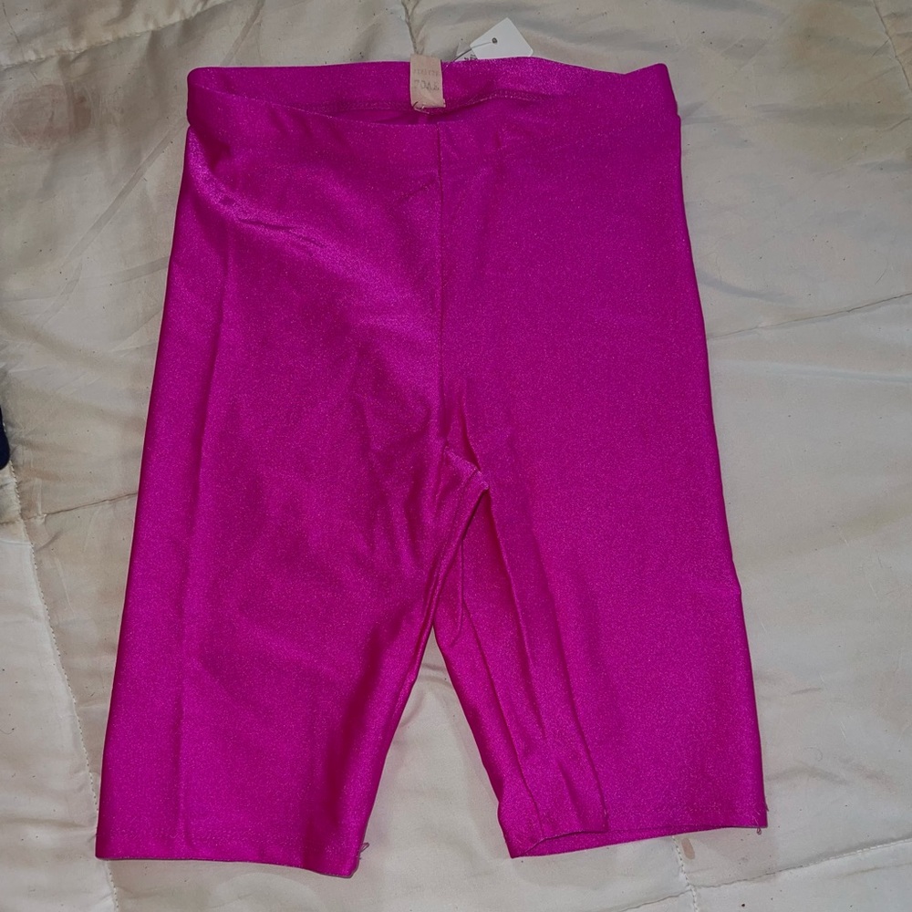 Vintage Electric Pink Biker Shorts